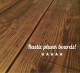 Pedestal Wood Rustic Dining Table | Handcrafted in the USA | Free Shipping!